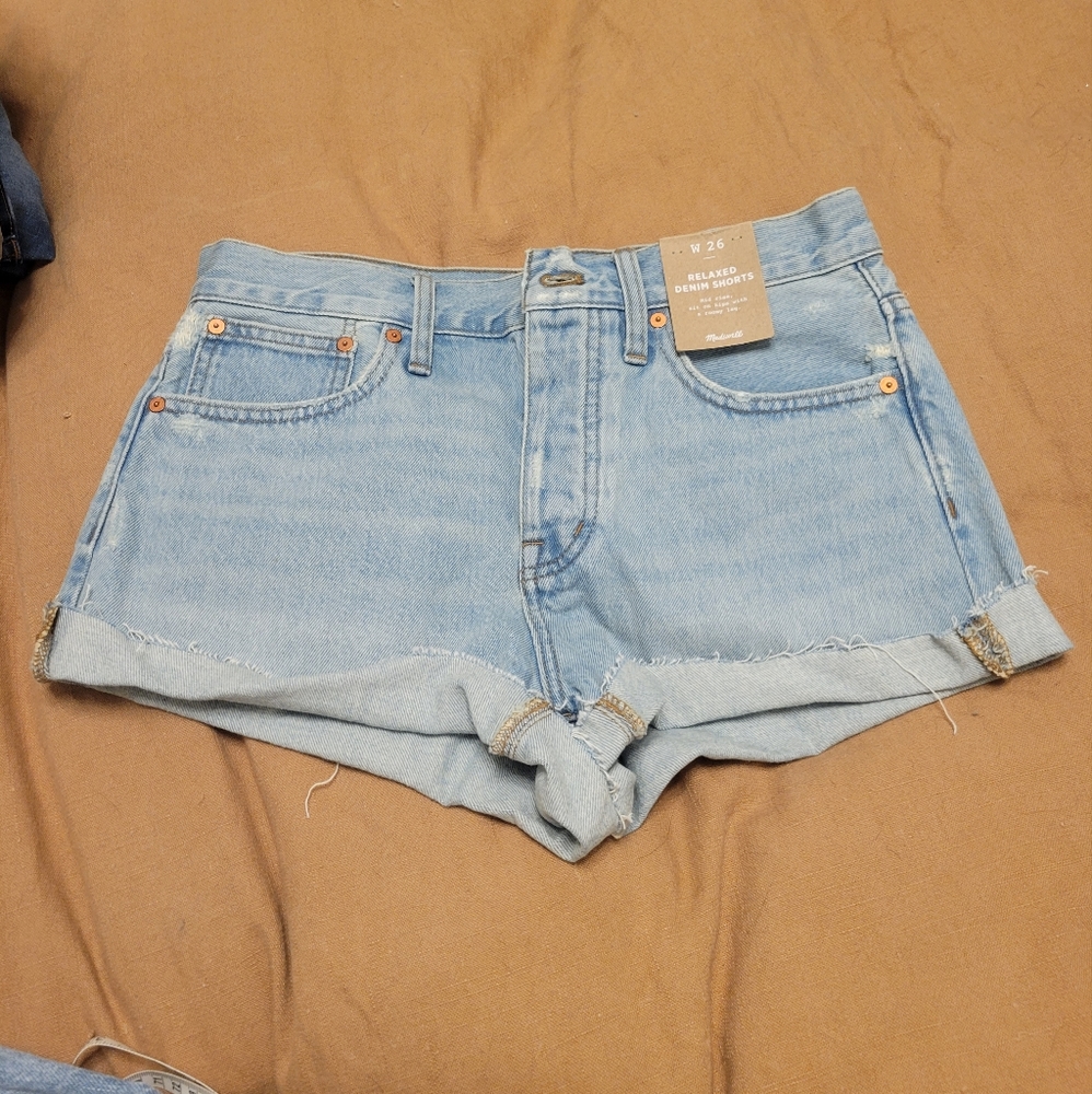 Madewell Telaxed Denim Shorts NWT